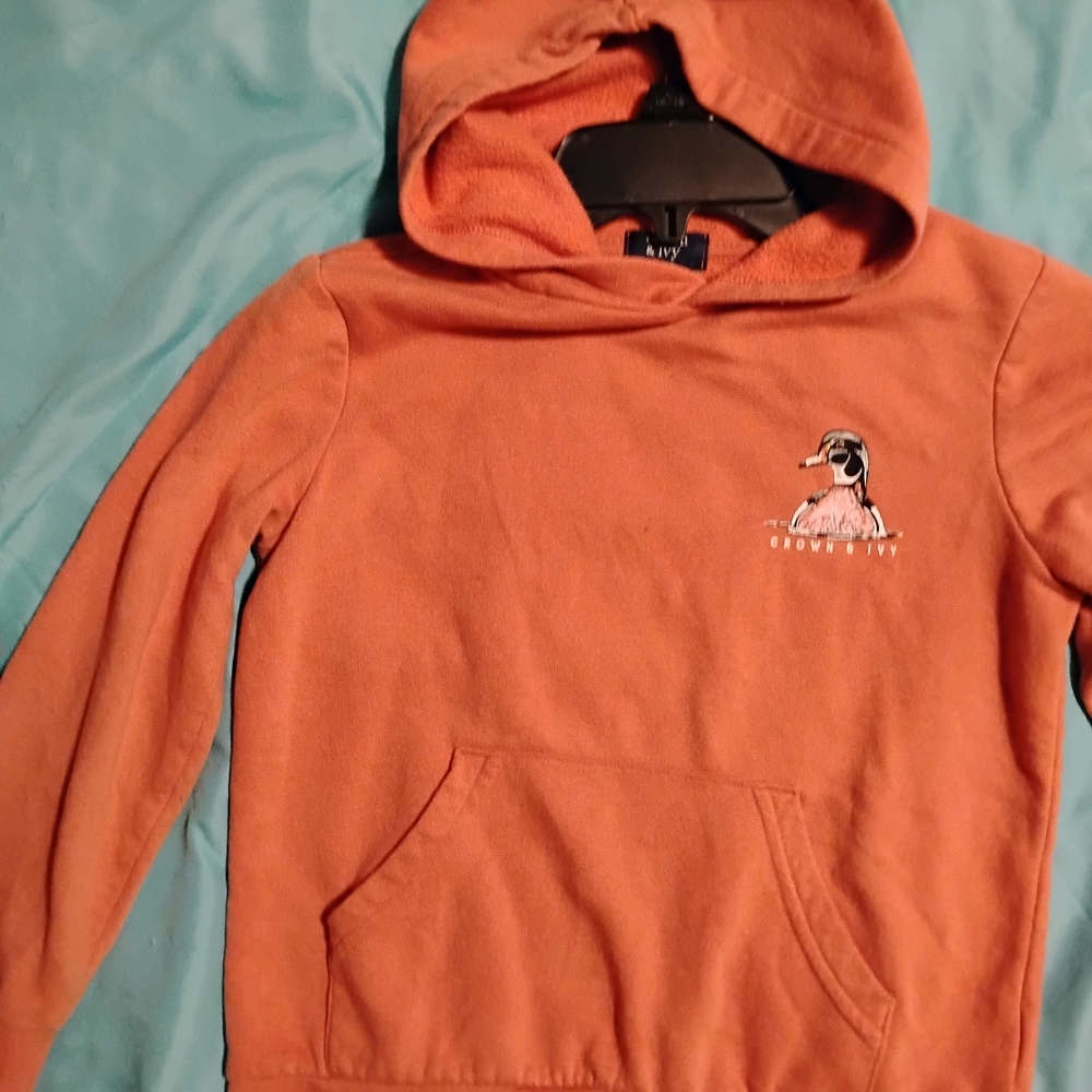 Crown & Ivy Kids Rust Hoodie